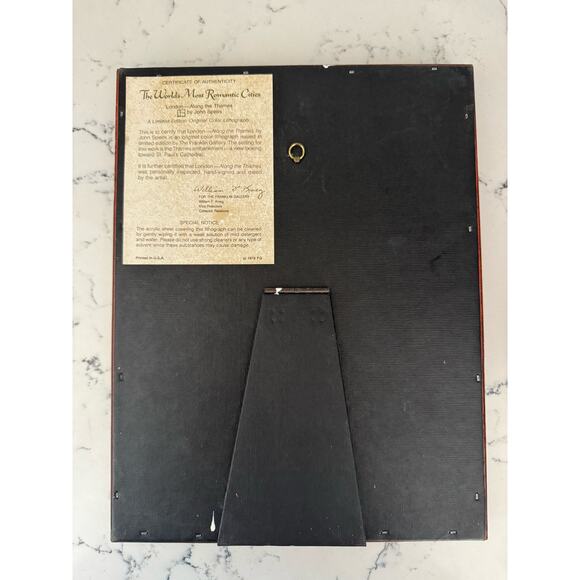 Vintage John Speirs Signed Dated London Lithograph Limited Edition 1979 - Picture 4 of 12